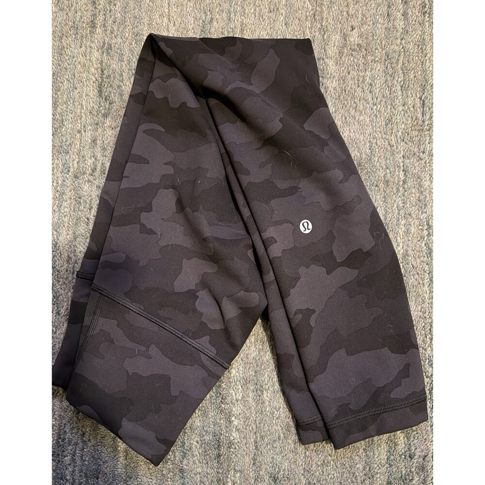 lululemon athletica Wunder Under Women's High Rise Ankle Leggings Camo 4 - Picture 3 of 7